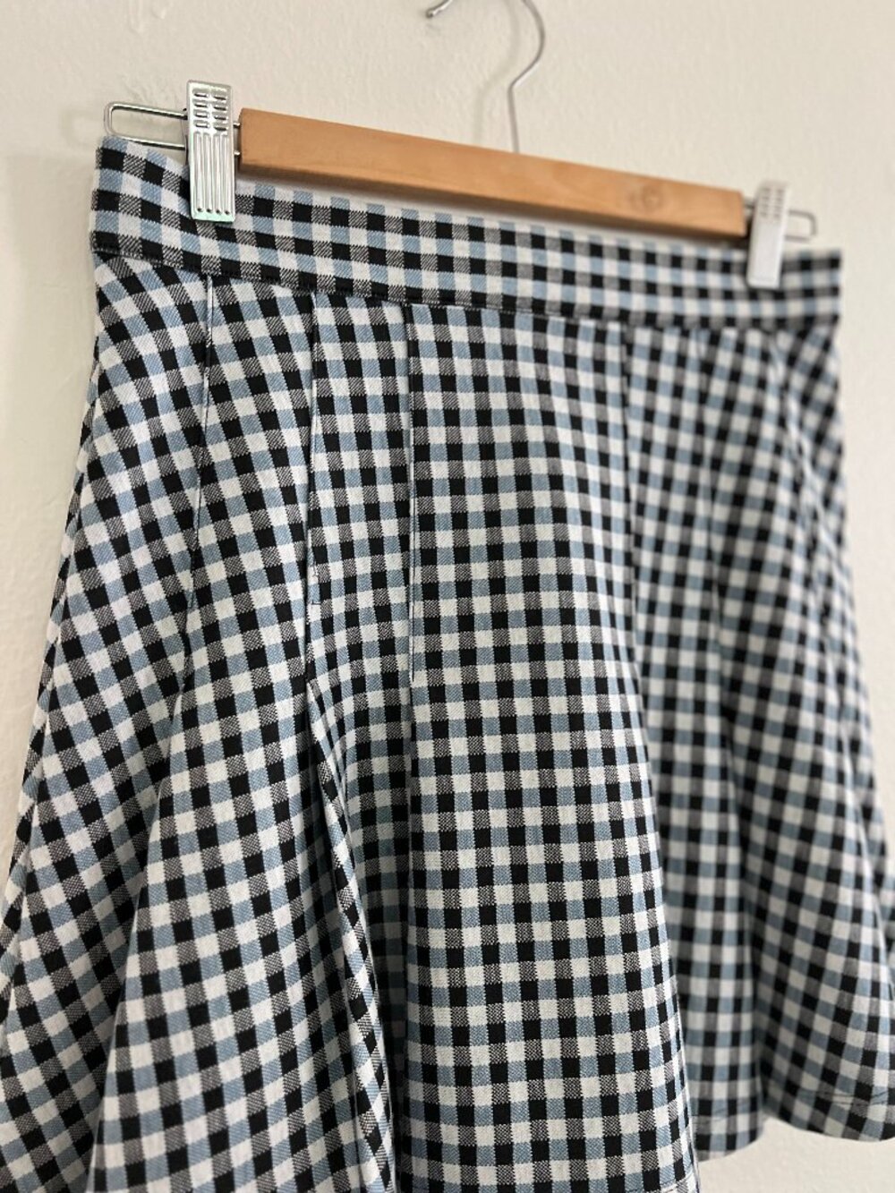 Free People Plaid Pleated Miniskirt